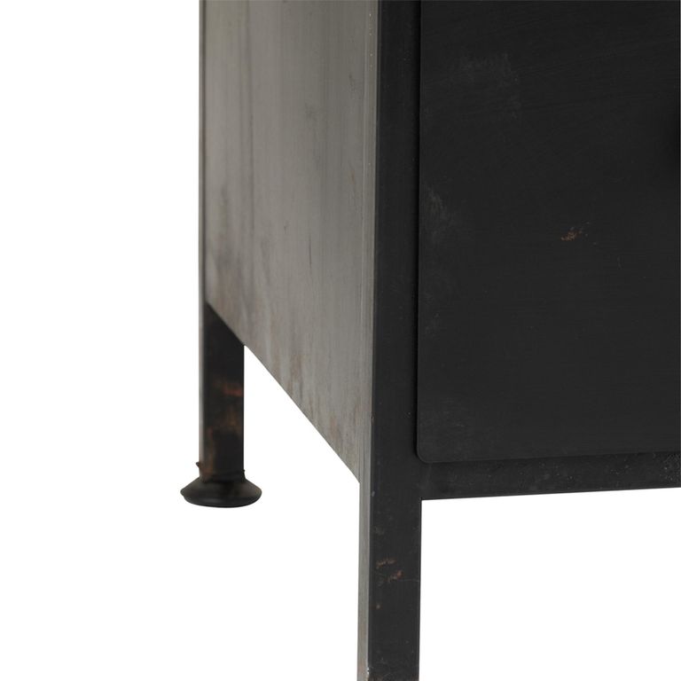 Cade Chest - Multi Drawers - Large - Black Metal