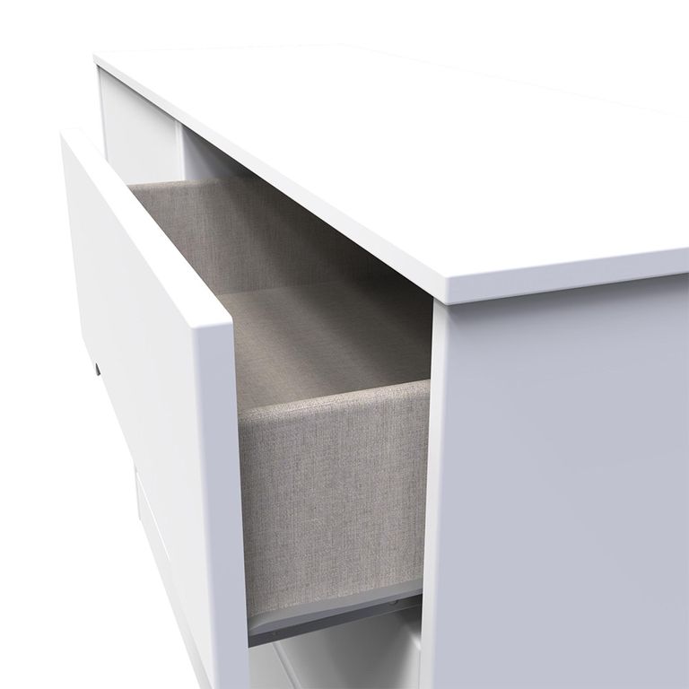 Monaco Chest - Midi - 6 Drawer - White