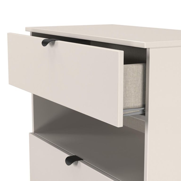 Bora Chest - 3 Drawer - Open Shelf - Deep - Kashmir Matt