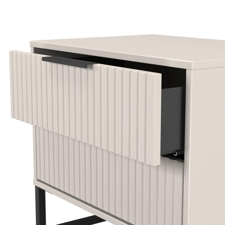 Fluted Chest - 2 Drawer - Midi - Kashmir Matt