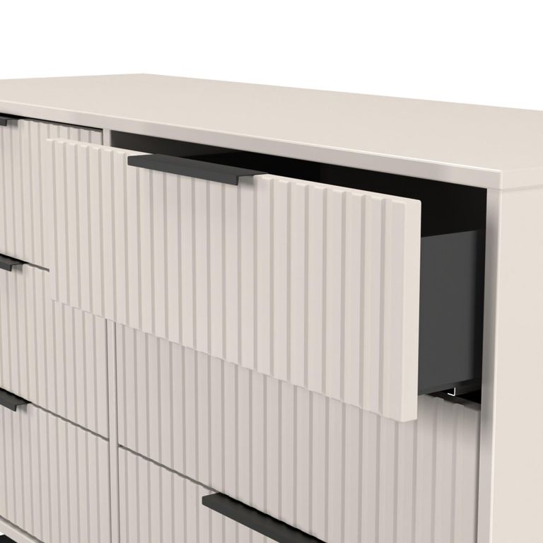Fluted Chest - 6 Drawer - Midi - Kashmir Matt