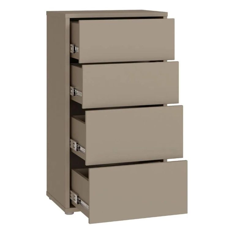 Clearance - Alice Springs Chest - 4 Drawer - Tall - Taupe - FSS17337