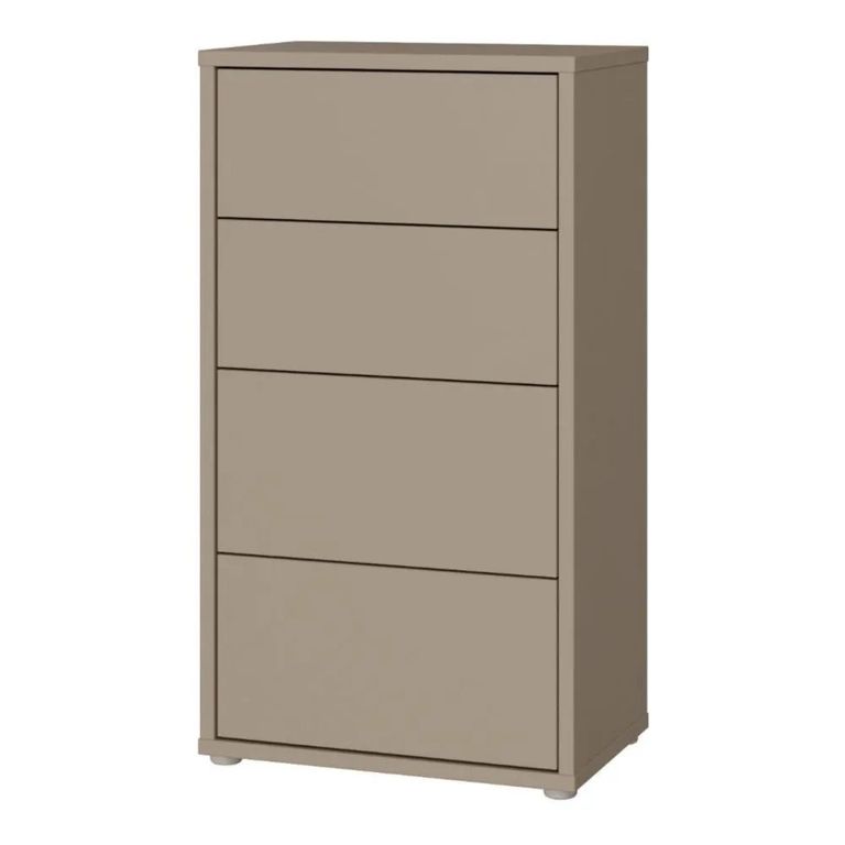 Clearance - Alice Springs Chest - 4 Drawer - Tall - Taupe - FSS17337
