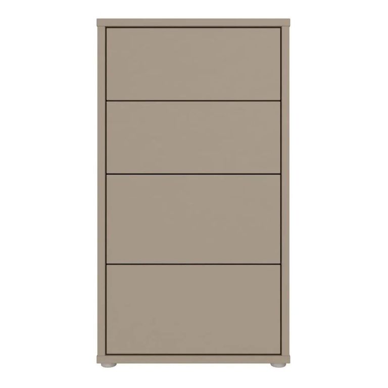 Clearance - Alice Springs Chest - 4 Drawer - Tall - Taupe - FSS17337