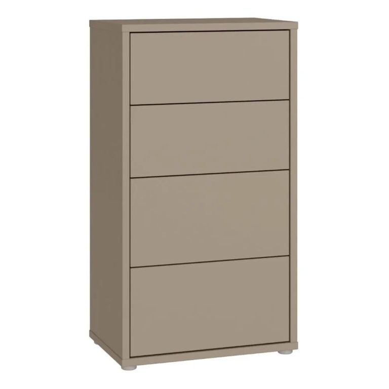 Clearance - Alice Springs Chest - 4 Drawer - Tall - Taupe - FSS17337