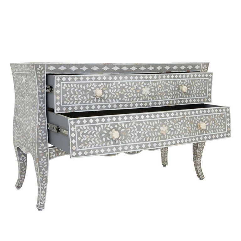 Fusion Chest - 2 Drawer - Grey Inlay