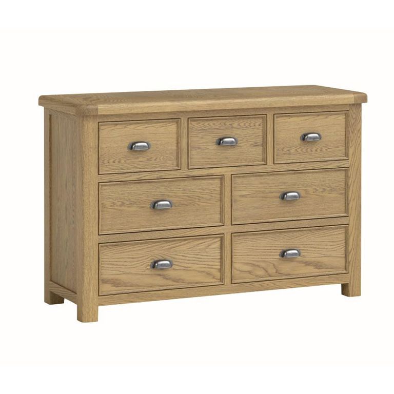 Dorchester Chest - 3+4 Drawer - Rustic Oak