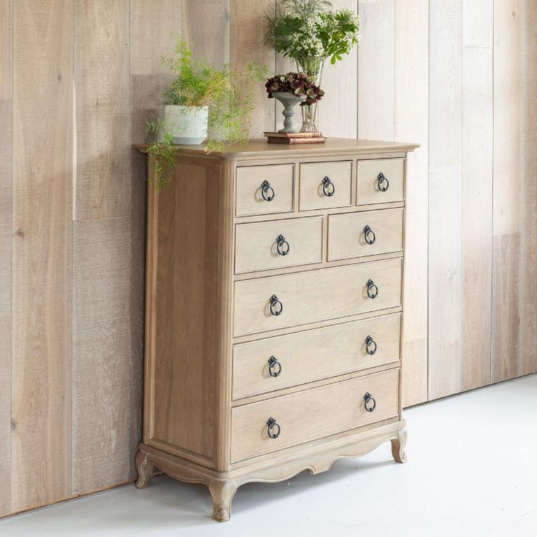 Camille Chest - 8 Drawer - Grey Oak