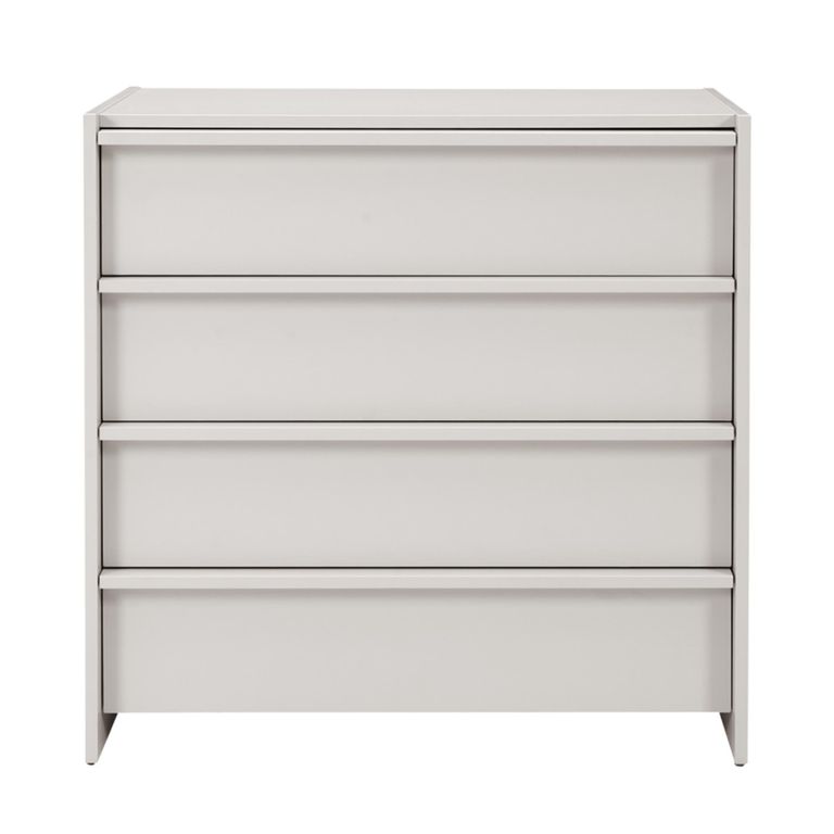 Albion Wide Chest - 4 Drawer - Stone Grey