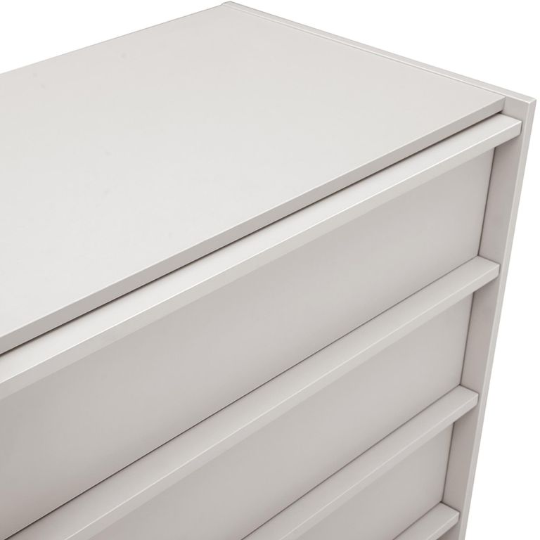 Albion Wide Chest - 4 Drawer - Stone Grey