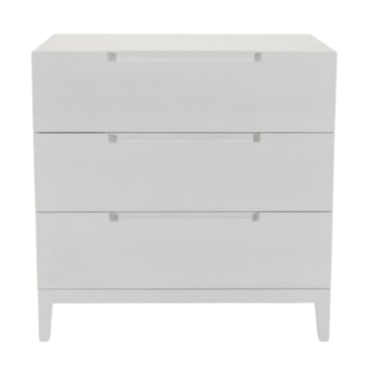 Orchid Chest - 3 Drawer - White - Wood