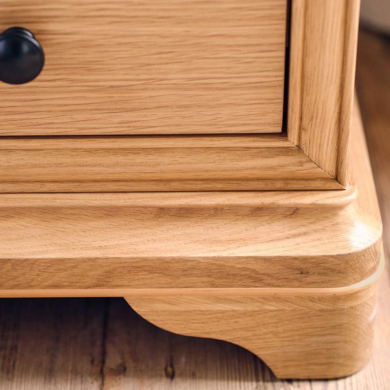 Bordeaux Chest - 3 Drawer - Natural - Oak
