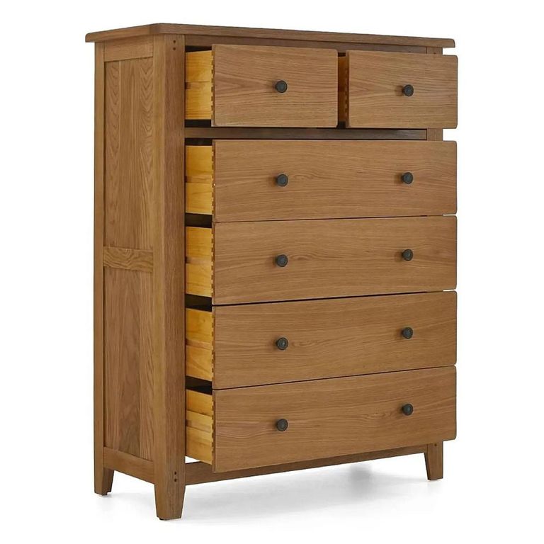 Clearance - Burford Chest - 2+4 Drawer - Oak - FSS17397