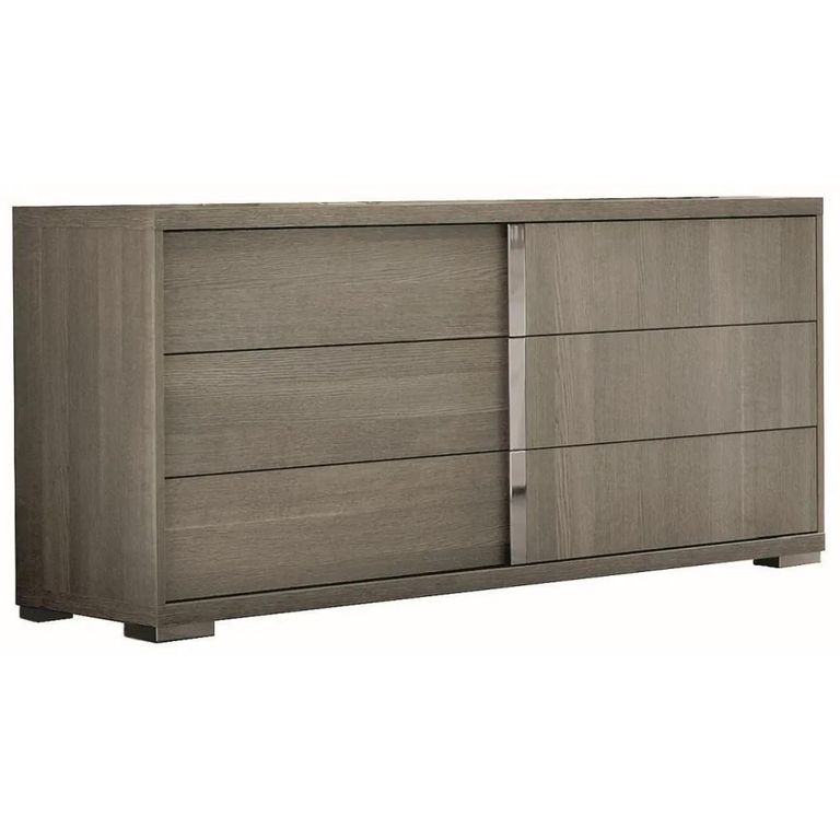 Tivoli Wide Dresser - 6 Drawer - Grey Wood