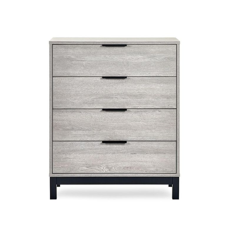 Bali Grey Oak Chest of Drawers - 4 Drawer