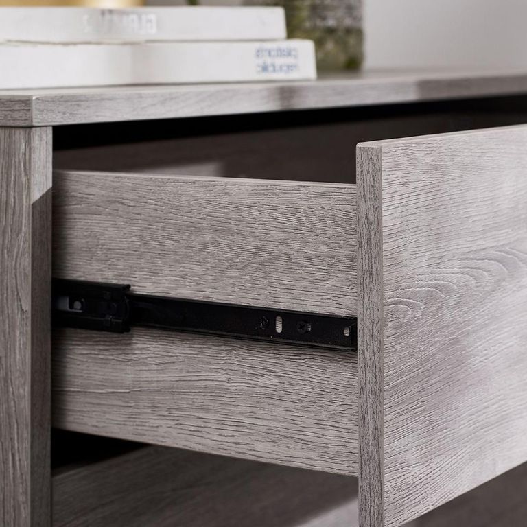 Bali Grey Oak Chest of Drawers - 4 Drawer