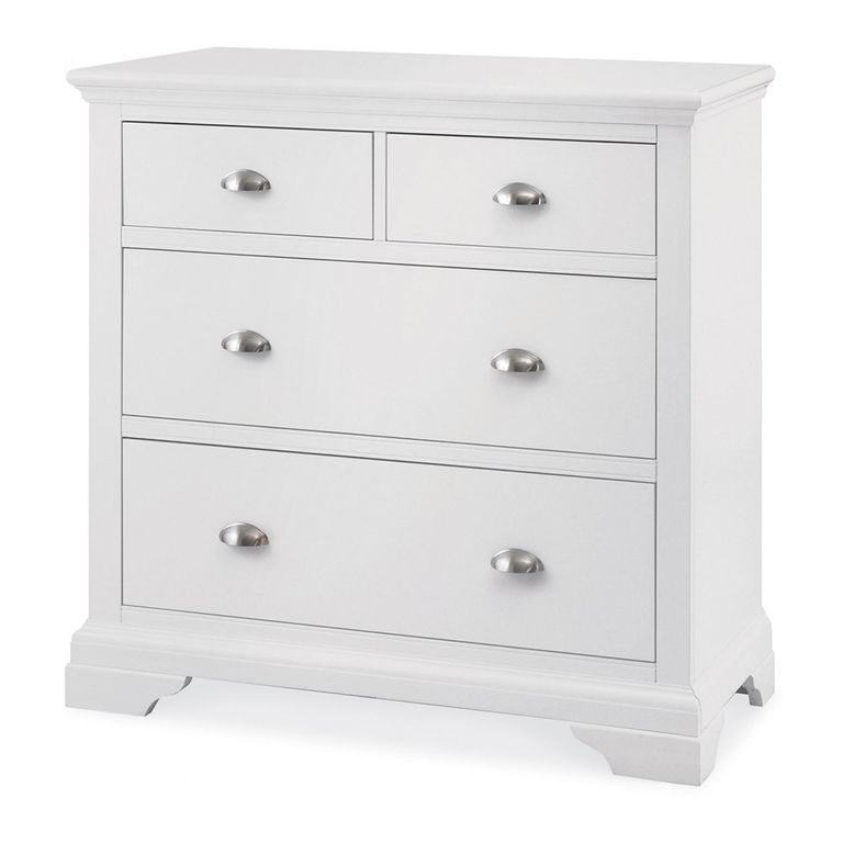 Hampstead White Chest - 2+2 Drawer
