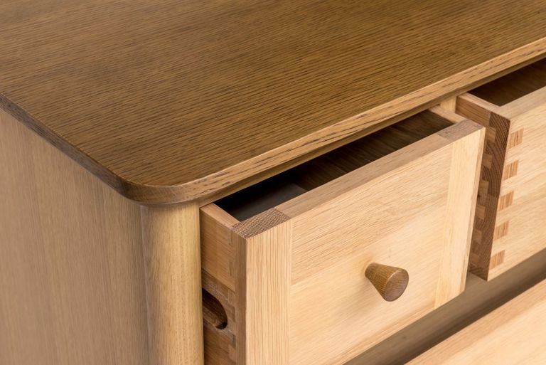 Grace Chest - 3+3 Drawer - Wide - Natural Oak