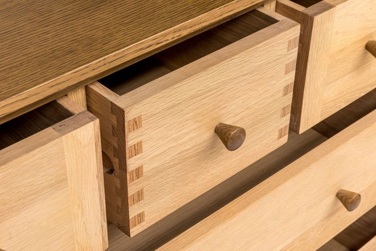 Grace Chest - 3+3 Drawer - Wide - Natural Oak