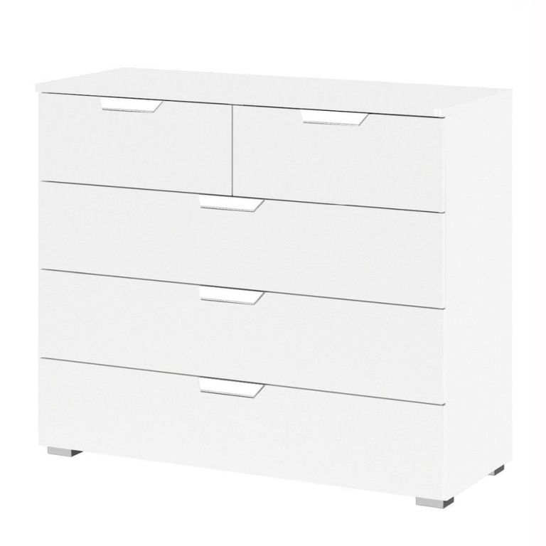 Aditio Chest - 3+2 Drawer - Alpine White