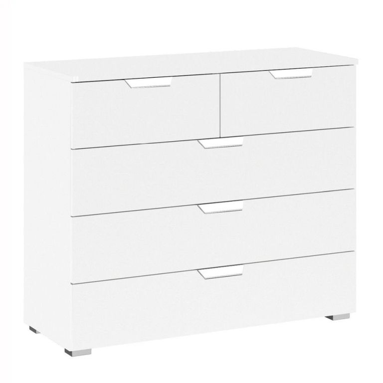 Aditio Chest - 3+2 Drawer - Alpine White