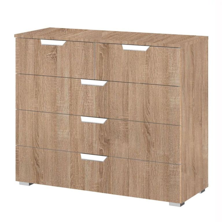 Aditio Chest - 3+2 Drawer - Sonoma Oak