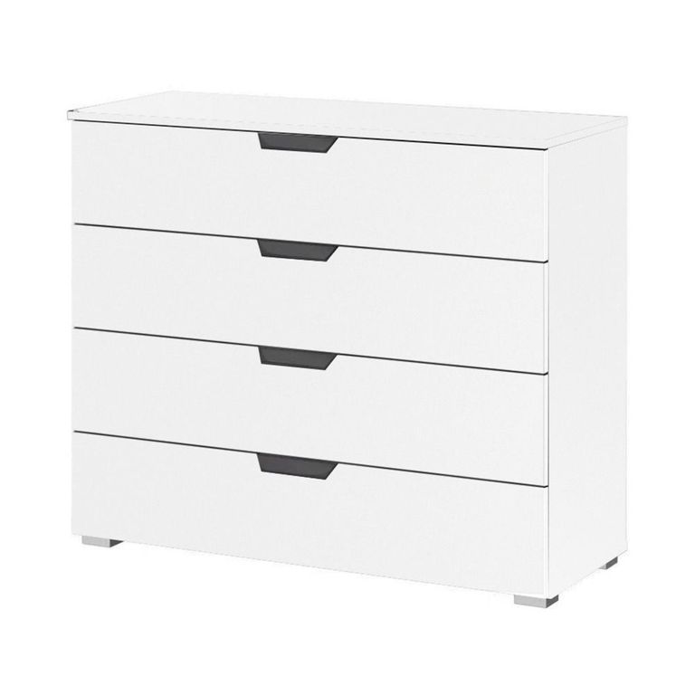 Aditio Wide Chest - 4 Drawer - Alpine White
