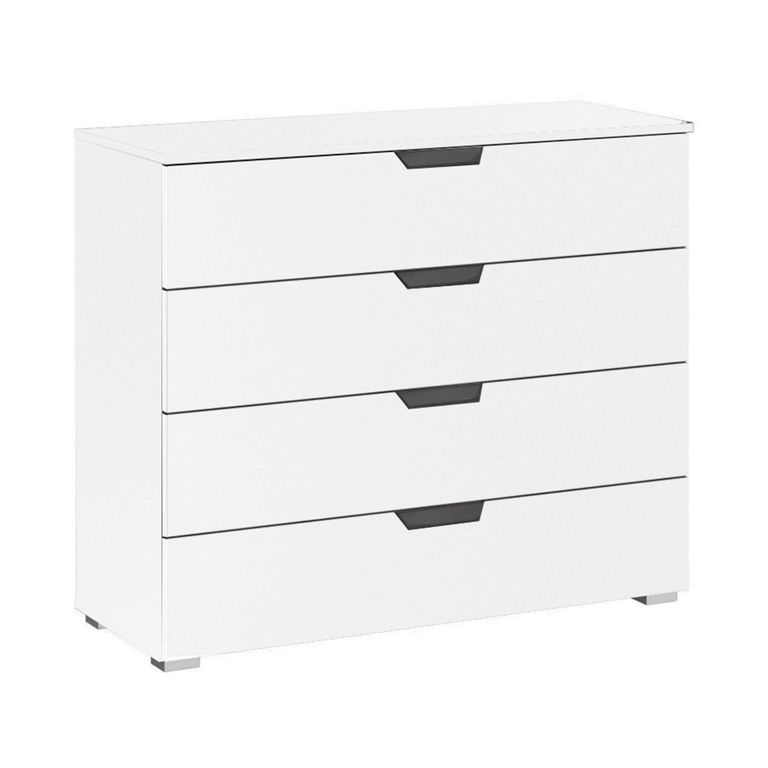Aditio Wide Chest - 4 Drawer - Alpine White
