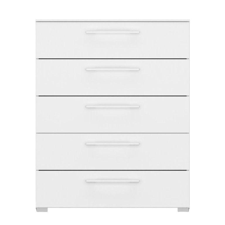 Skat Pure Chest - 5 Drawer - Alpine White