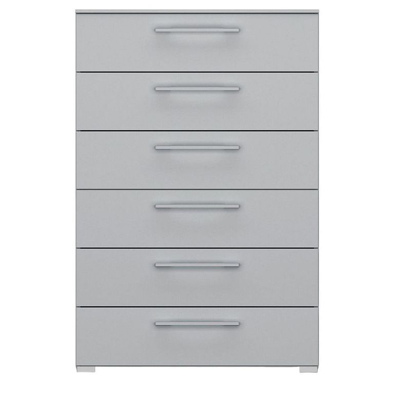 Skat Pure Chest - 6 Drawer - Silk Grey
