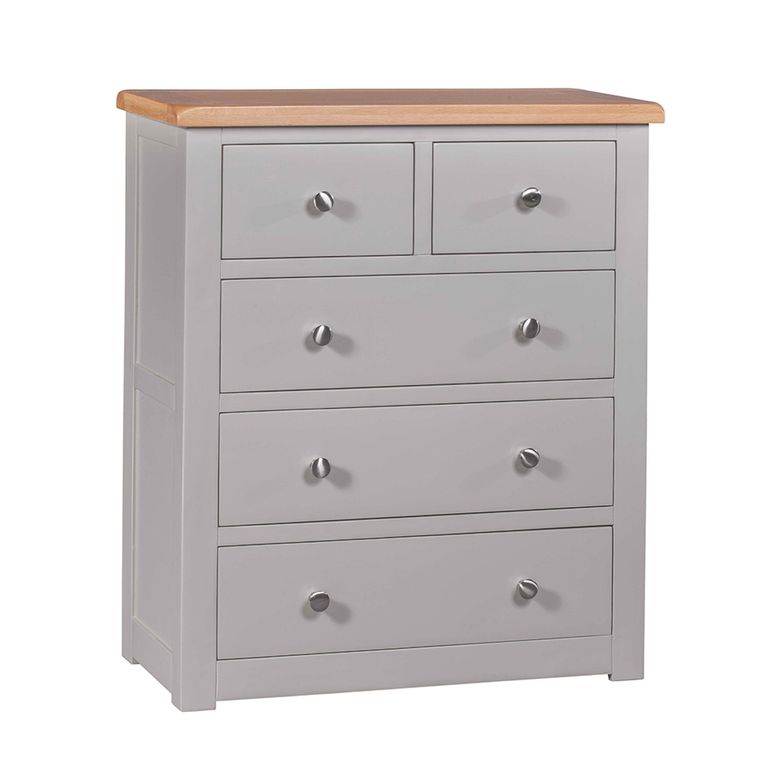 Diamond Painted Chest of Drawers - 3+2 Drawer