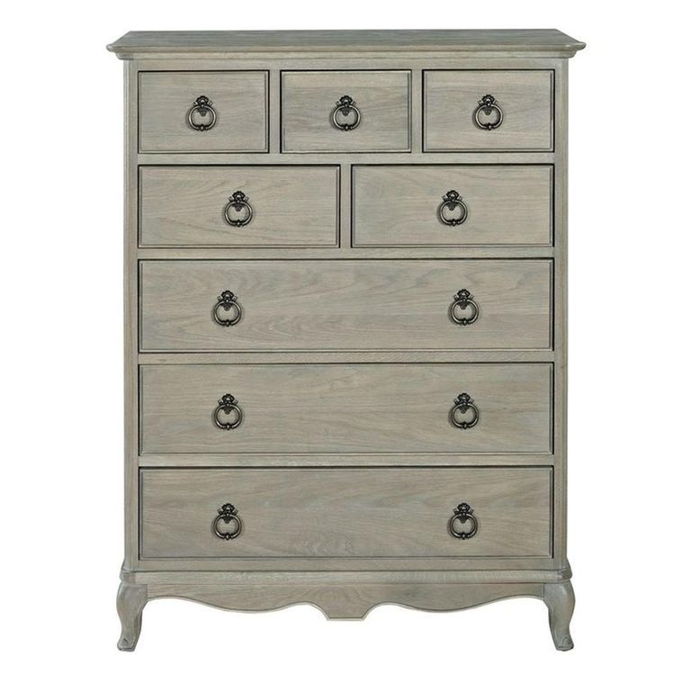 Camille Chest - 8 Drawer - Grey Oak
