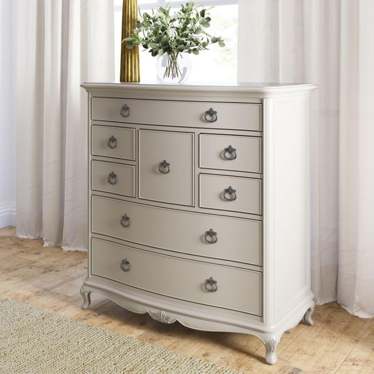 Etienne Chest - 8 Drawer - Grey