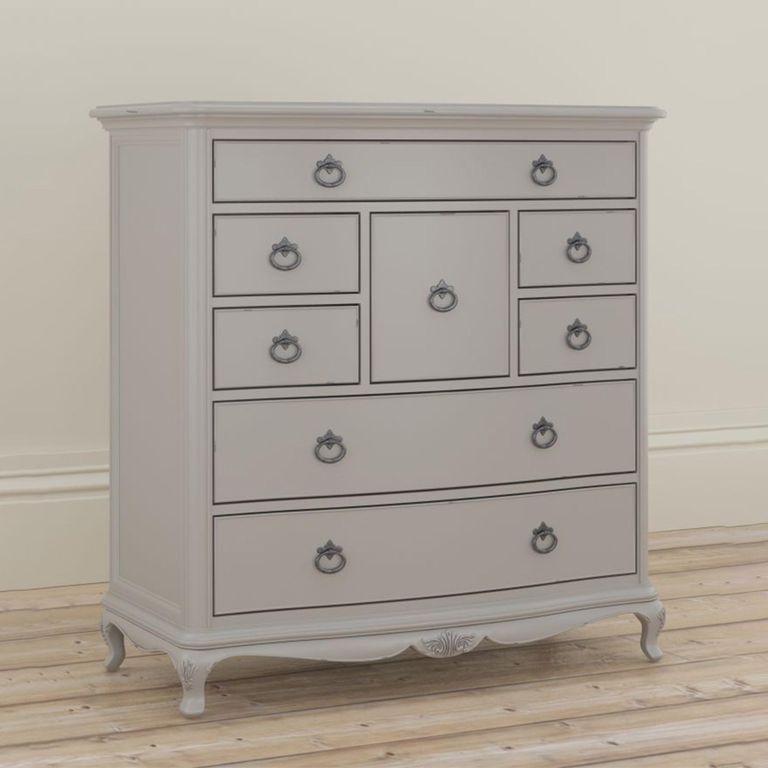 Etienne Chest - 8 Drawer - Grey