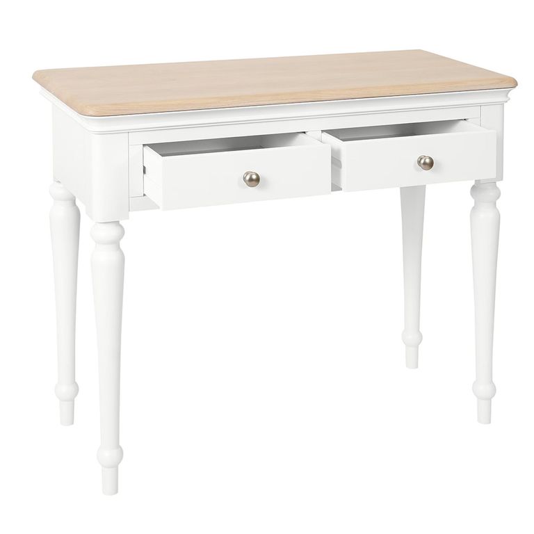 Cromwell Dressing Table - 2 Drawer - White Painted
