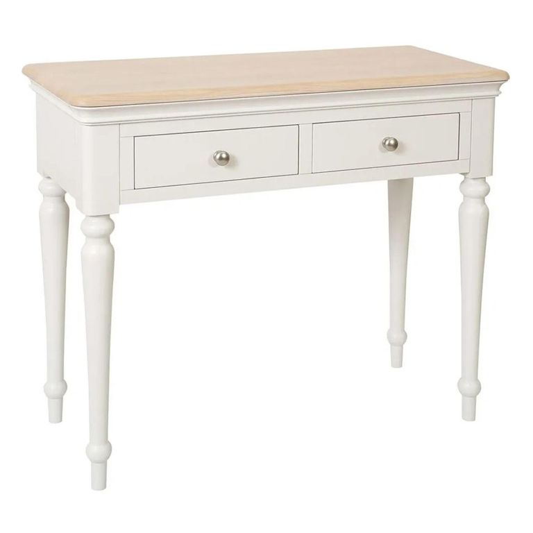 Cromwell Dressing Table - 2 Drawer - Grey Painted