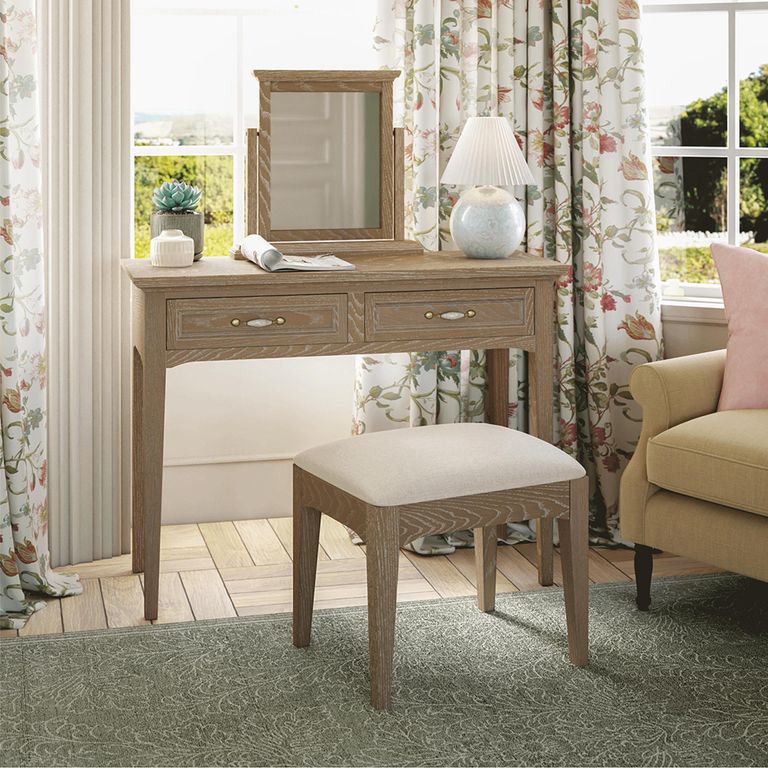 Elyse Dressing Set - 2 Drawer - Natural Matt Lacquered