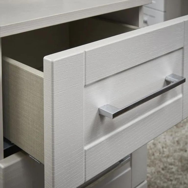 York Dressing Table - 6 Drawer - Double - Cashmere