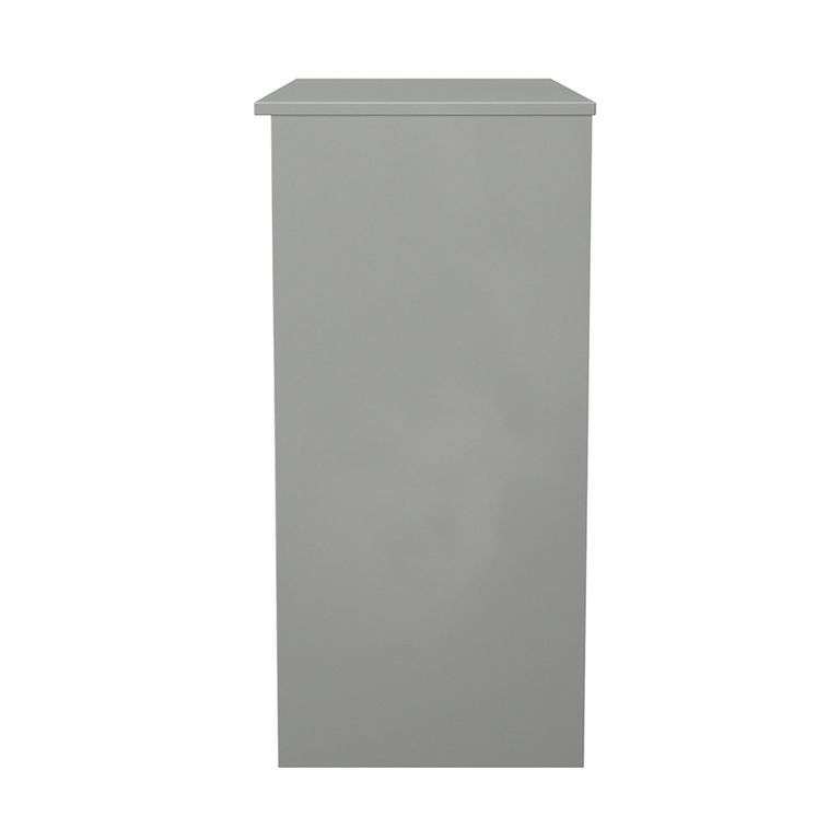 Milan Dressing Table - Single - 3 Drawer - Grey