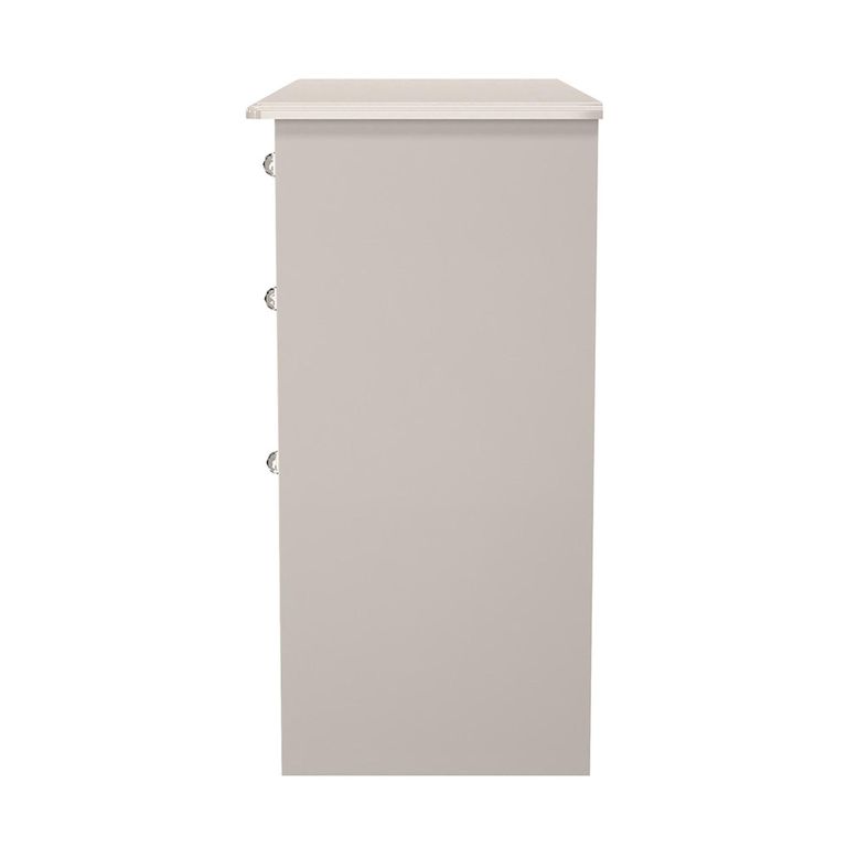 Balmoral Dressing Table - 3 Drawer - Single Pedestal - Cashmere