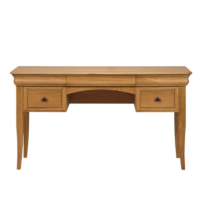 Bordeaux Dressing Table - 2 Drawer - Natural - Oak