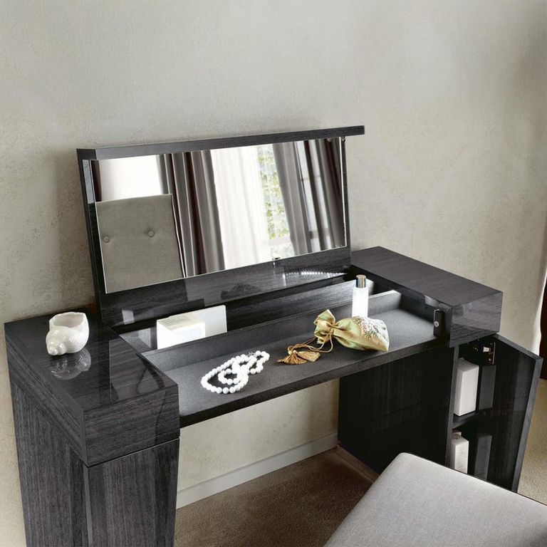 Montecarlo Dressing Table - 2 Door - Grey Koto High Gloss