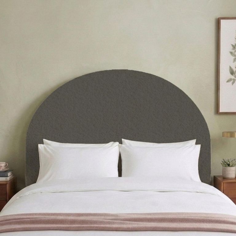 Hibiscus Headboard - Cologne Granite - Fabric - Sizes Available