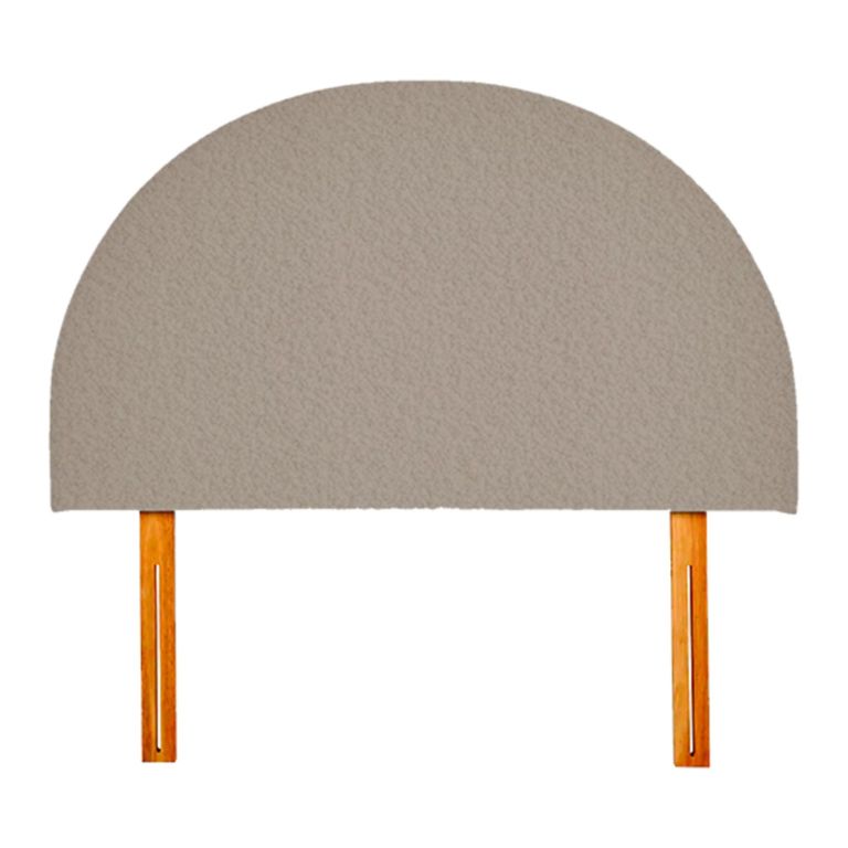 Hibiscus Headboard - Cologne Dove - Fabric - Sizes Available