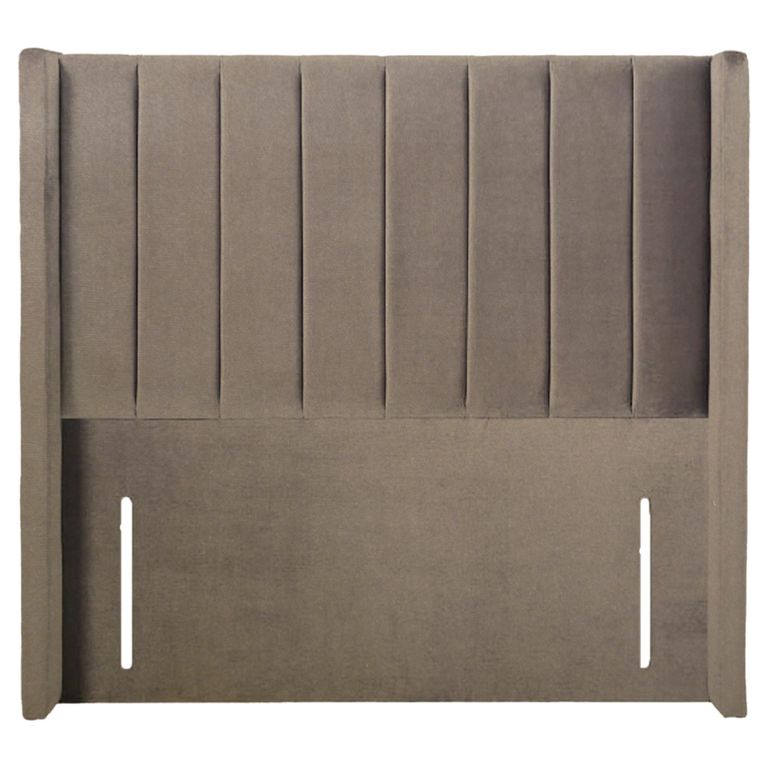 Poppy Floor Standing Headboard - Biscuit - Fabric - Sizes Available