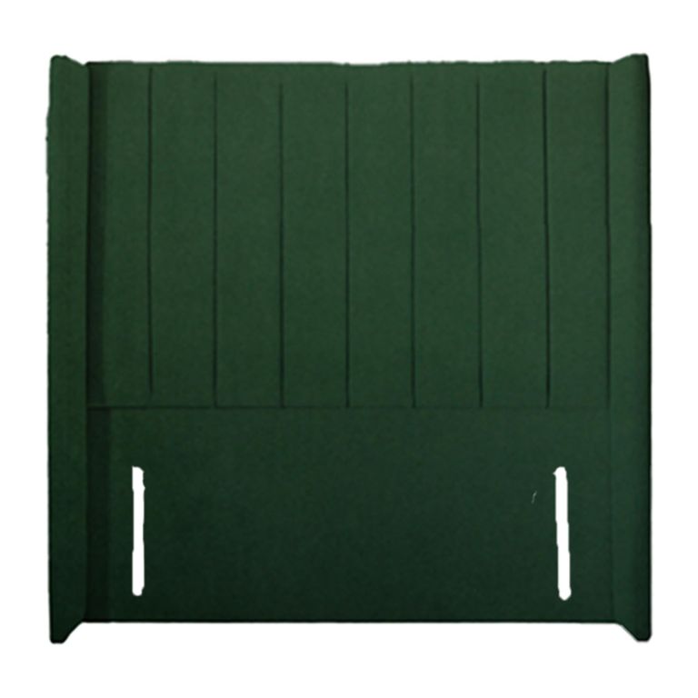 Poppy Floor Standing Headboard - Bottle Green - Fabric - Sizes Available