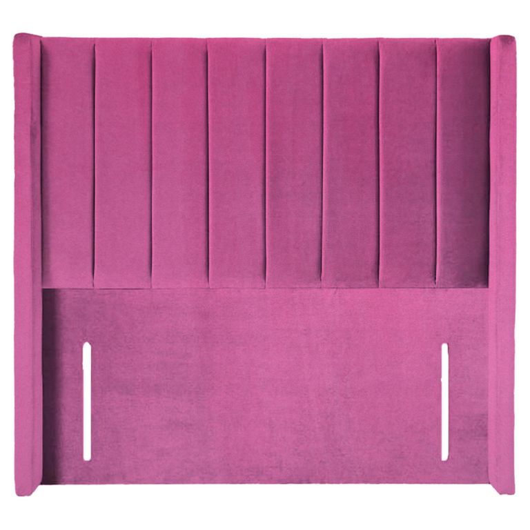 Poppy Floor Standing Headboard - Fuchsia Pink - Fabric - Sizes Available