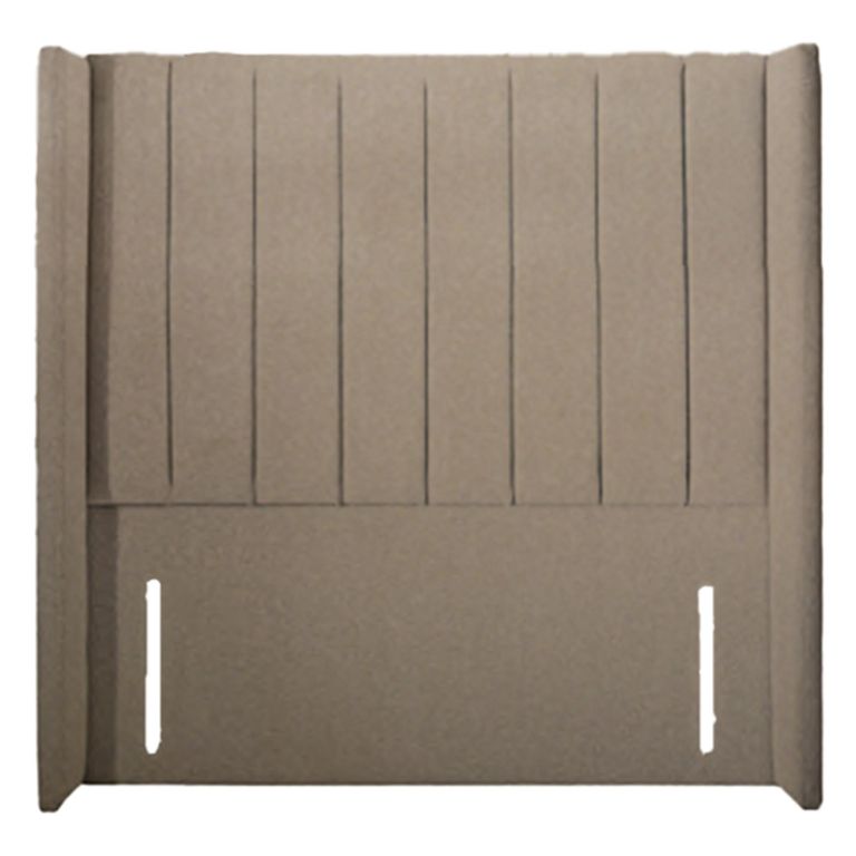 Poppy Floor Standing Headboard - Mink - Fabric - Sizes Available