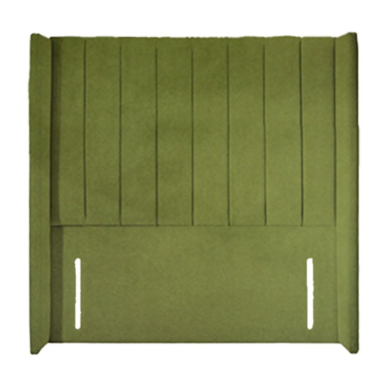 Poppy Floor Standing Headboard - Olive Green - Fabric - Sizes Available
