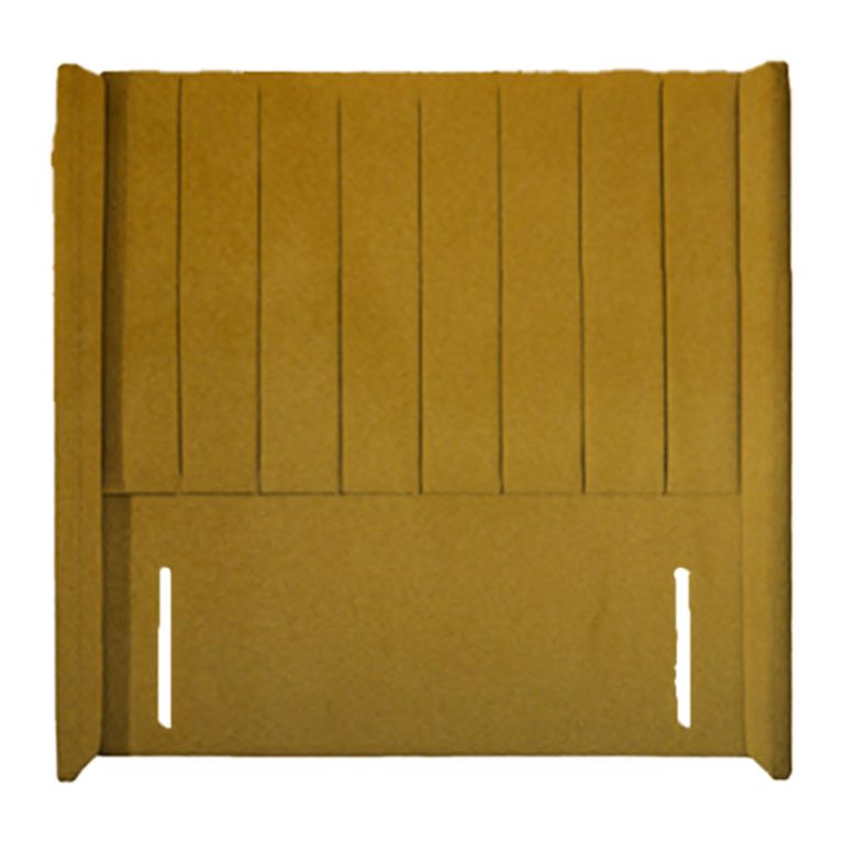 Poppy Floor Standing Headboard - Saffron - Fabric - Sizes Available